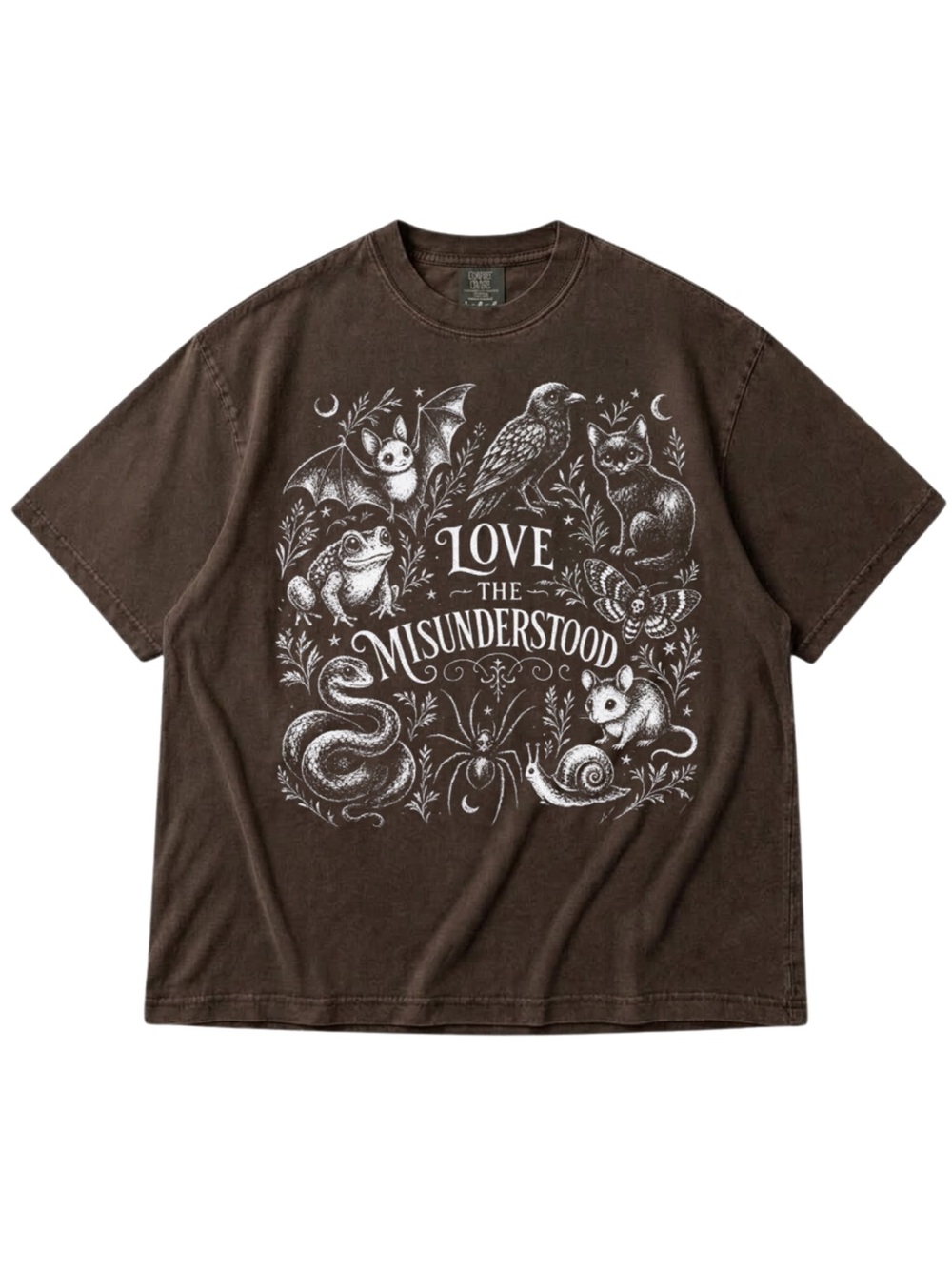 Comfort Colors Espresso Short-Sleeve Graphic Tee - 'Love the Misunderstood'